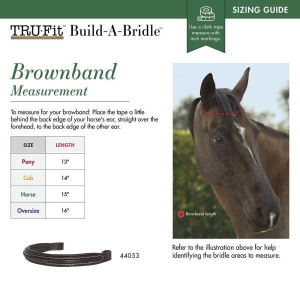 TRU-Fit™ Build-A-Bridle™ Fancy-Stitched Browband - Image 6