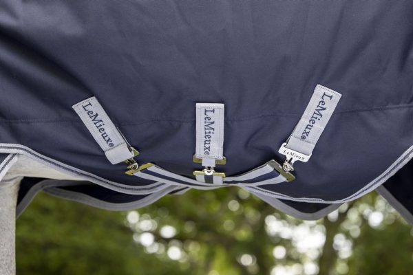 LeMieux® Arika Storm-Tek 100 Gram Turnout Blanket with Leg Straps - Image 2