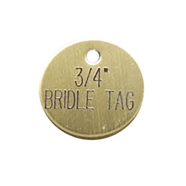 3/4'' Round Bridle & Accessory Tag