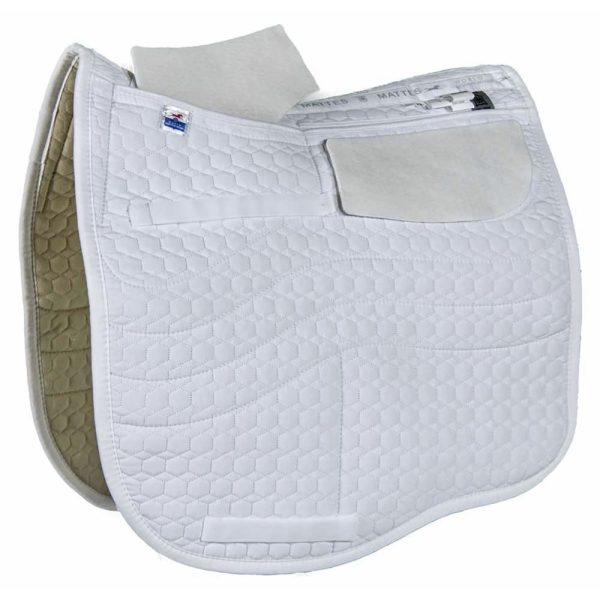 E.A. Mattes Dressage EuroFit Quilt Only Correction Pad with Pockets for Shims